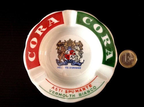 Vecchio raro posacenere cora - raro, "