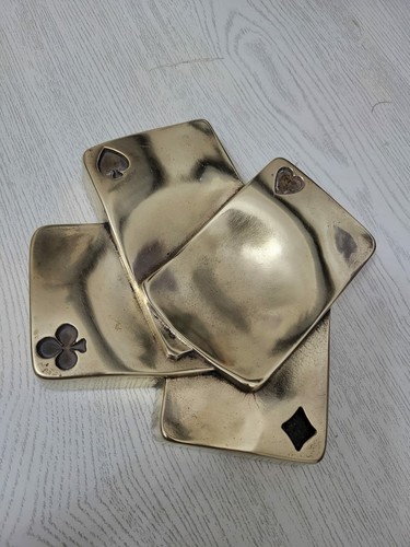 Portacenere vintage ottone - portacenere,